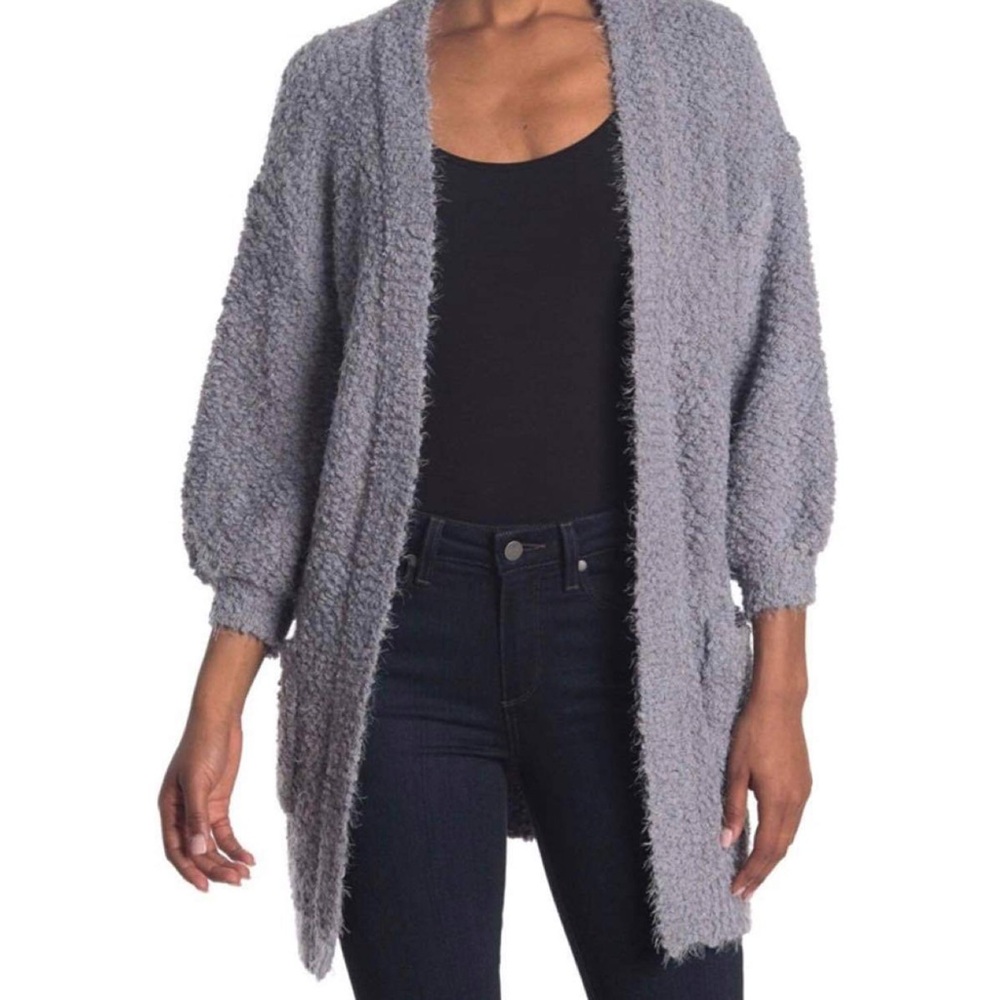 FRNCH Small -medium gray cardigan